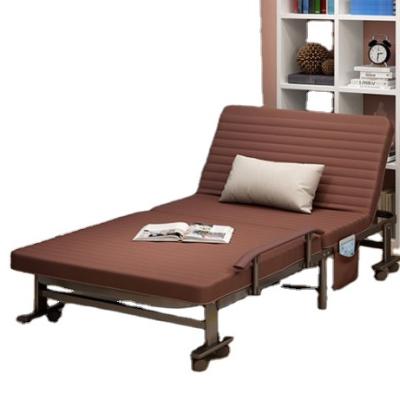 China Universal Adjustable Space Saving Fabric (Other) Folding Living Room Metal Frame Single Storage Sofa Bed for sale