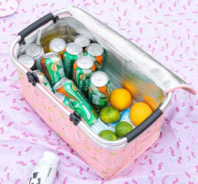 China Fashion Cheap Custom Logo Printing Waterproof Picnic Lunch Insulated Cooler Bag for sale