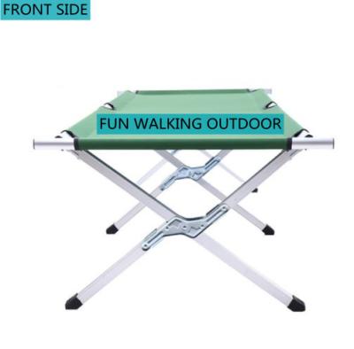 China Outdoor Camping Hiking MILITARY CAMPER TRAVEL CRADLE FRAME HEAVY DUTY GREEN SLEEPING BED for sale