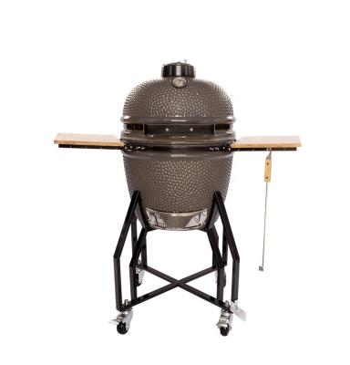 China Adjustable Height Ceramic Grill Kamado Grill Medium 20 inch Golden Dart BBQ Charcoal Outdoor Smoker for sale