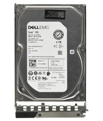 China Original Brand New Hot-pluggable Hdd HDD 4TB 7.2K RPM NLSAS 12G/bps 3.5in Hard Disk Drive For DELL R440 R540 R740 T440 T640 Server for sale