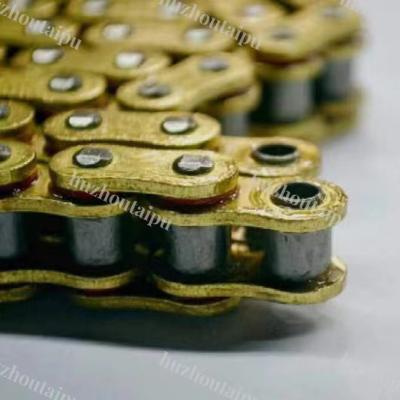 China Motocycle Factory Motorcycle Chains 428HO 118links Gold O Ring Chain for sale