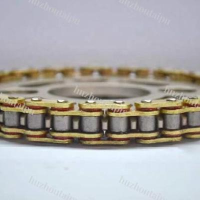 China Durable And Best Quality Motorcycle Motorbike Engine Spare Parts Motorbike Chains 428HO 124links Gold O Ring Motocycle Chain for sale