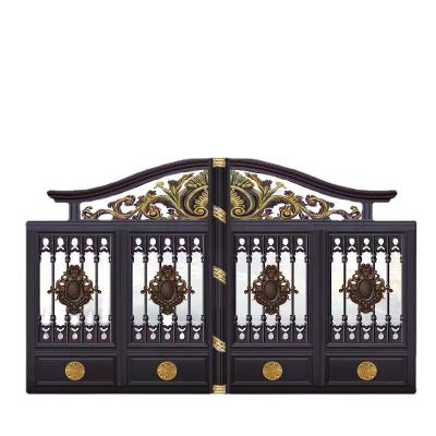 China Promotional Easily Assembled Good Quality Low Price Custom Design Gates Base Track Latest Designs Fencing Lattice Gates for sale