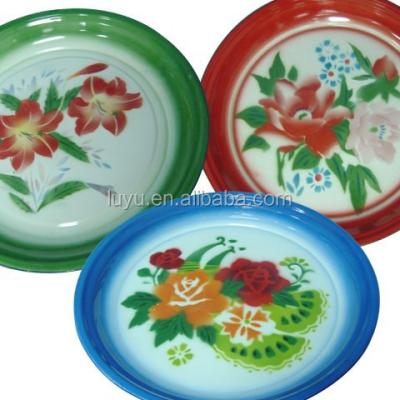 China Eco-friendly round deco tray (enamel utensils) for sale