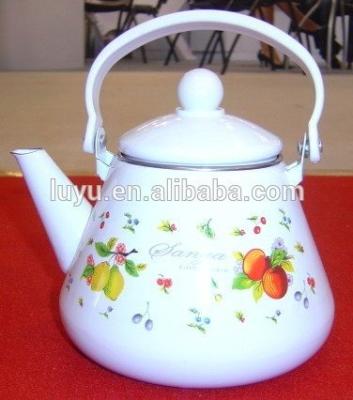 China 1.2L 1.5L 2L Enamel Tea Kettle Viable Teapot In Egypt for sale