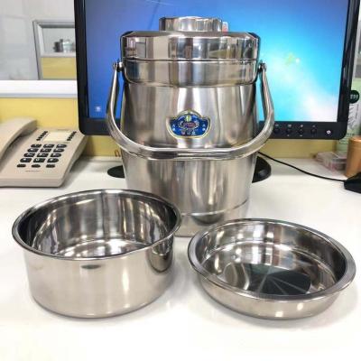 China High quality 201 stainless steel food carrier sustainable hoisting pot jar for home use for sale