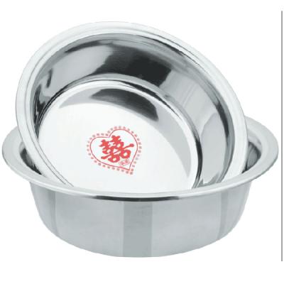 China Sustainable Basin / Mixing Bowl / Hour Large Stainless Steel Basin for sale