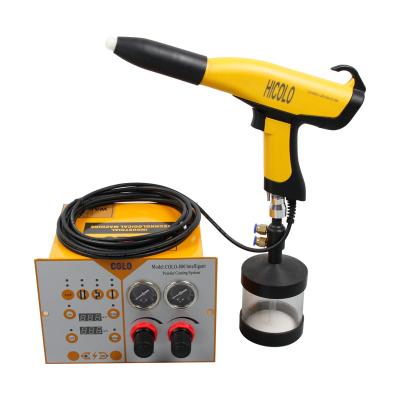 China Powder Spray Application Lab Mini Powder Coating Spray Gun System Testing Powder Coating Machine for sale