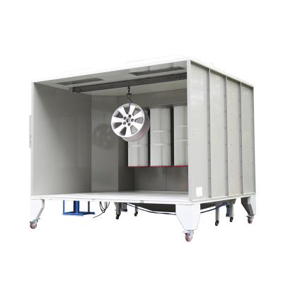 China Powder spray application batch powder coat coating spray booth in good quality for sale