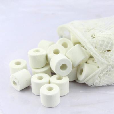 China 500g Viable Aquariums Filter Media Ceramic Ring With Bag For Aquarium Filtration for sale