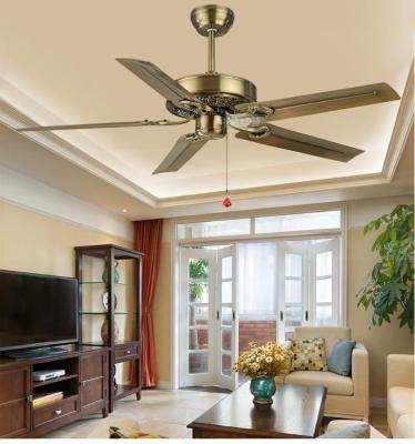 China Electric fan modern simple living room dining room European construction ceiling fan for sale