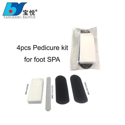 China Nail Beauty 4pcs Nail Care Kit, Disposable Professional Manicure Kit For Salon for sale