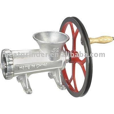 China Metal meat grinder with motor, tin plate meat grinder, for sale