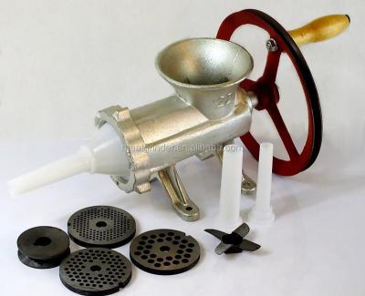 China 22# Metal Meat Grinder With Wheel, Cast Iron Meat Grinder, With Many Spare Parts for sale