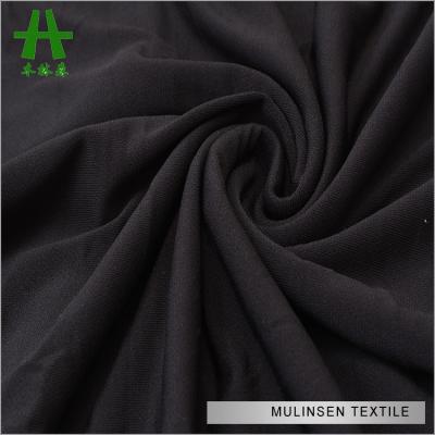 China According to customers' requirments Mulinsen Textile High Quality Plain Dyed Knitted ITY Polyester Spandex Fabric for sale