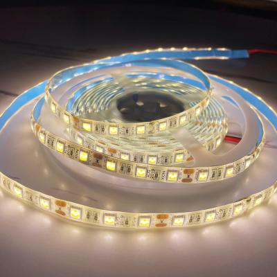 China 60leds per meter12V double side bare board glued SMD5050 10MM IP44 waterproof led strip light for sale