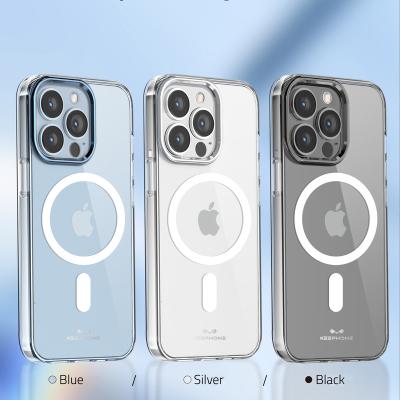 China Shockproof Cell Phone Back Max Clear Case Iphone 13 13pro 13pro Keephone Cover Phone Case Shockproof Magnetic Clear Protector Case for sale