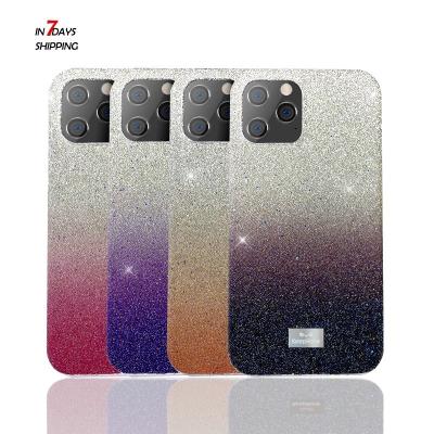 China Wholesale Shockproof Luxury Diamond Back Cover Shockproof Phone Case for iphone 12 for sale