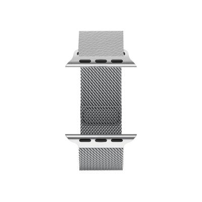 China Made of high quality breathable stainless steel mesh ring keephone OEM stainless steel milanese strap for apple watch 42mm 44mm 45mm luxury waterproof strap replacement strap for sale