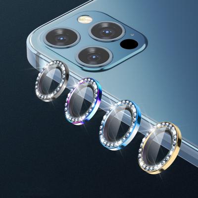 China For iphone 12 Hot Keephone For Iphone 12 Protective Aluminum Glass Film Lens Cover Film Camera Lens Glossy Film for sale