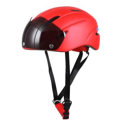 China Urban Compounds Cycling Road City Bike Bicycle Helmet With Magnetic Lens Safety Men Women Bike Helmets for sale