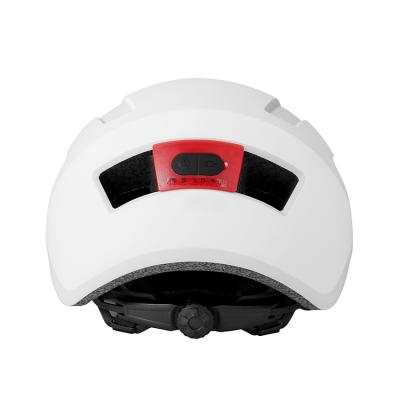 China High Quality Molded Visor Design Adult-Man-Women Bike Helmet With Rear Light For Scooter E-bike Cycling Skateboard for sale