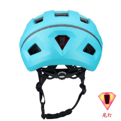 China Compounds Usb Bicycle Helmet Manufacturer Adult Bike Helmet Chargeable Bicycle With Cap Cover for sale