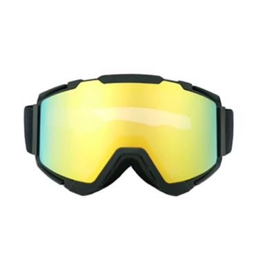 China Custom Wholesale Magnetic Frameless Mirrored Glass Snow Ski Snowboard Glass Easy Open Magnet Glasses Goggles Best for sale