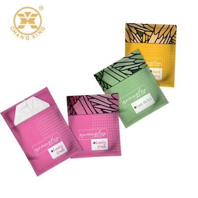 China Moisture-proof Grade Company Edible Tea Packaging Plastic Flat Pouch Manufacturer and Stand Up Pouch for sale