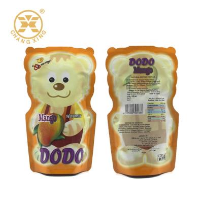 China Safety Irregular Shaped Bags For Fruit Jelly Candy Shaped Pouch Candy Packaging Sachet Packaging Custom Plastic Bags for sale