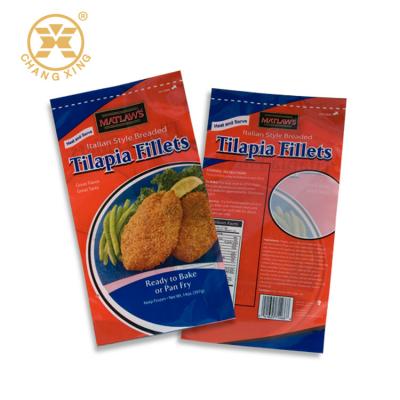 China Microwavable Salmon Food Touch Bag Food Packaging Vacuum Freshly Treated Salmon Nylon Packaging Bags for sale