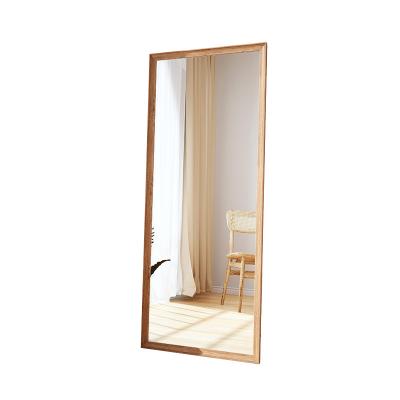 China Modern Minimalist Home Decor Large Size Stand Nails Full Length Floor Mirror Dressing Mirror for sale