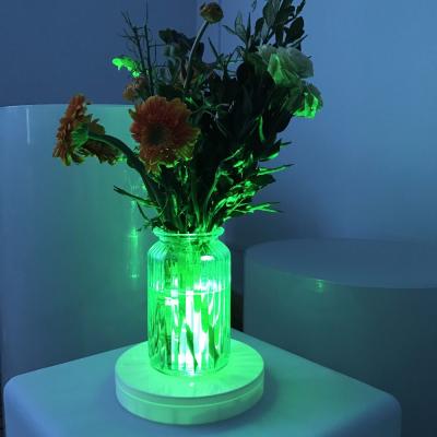 China Remote Controlled Vase Centerpiece Table Centerpiece Party Wedding Holiday Decor LED Light Rechargeable Batteries Kitosun LED Remote Operated Light for sale