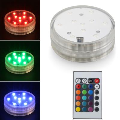 China Special for Glowing 3AAA 10 LED RGB Multi-colors Battery Operated Submersible Light Base for Paper Lanterns Decoration for sale