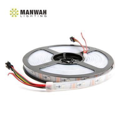 China Waterproof LANDSCAPE Signal Ip67 Dual RGB Programmable Led Strip 5V 144led/m Ws2813 Led Strip for sale