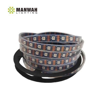 China Addressable LANDSCAPE 60 LED RGB Black Pcb Ws2815 Dc12V Led Strip Light for sale