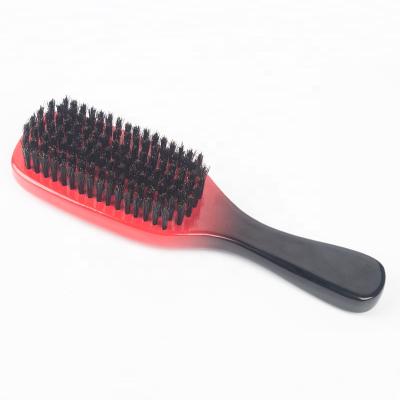 China Waterproof Wooden Beard Brush Wooden Hair Brush Boar Bristle Hair Brush Wooden Reading Brush for sale