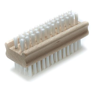 China Eco-friendly Wooden Hand and Nail Brush Nail Cleaning Brush Nail Brush 2 Packs Set Wooden Natural Bristle for sale