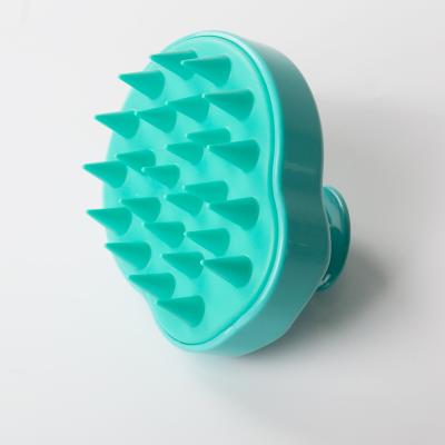 China Waterproof Dog Shampoo Brush Hair Brush Silicon Shampoo Head Brush for sale