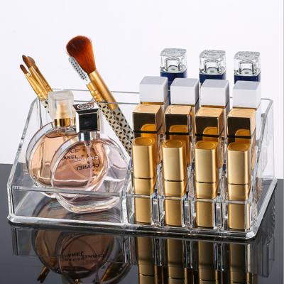 China Sustainable Plastic Transparent Acrylic Cosmetic Make Up Organizer for sale