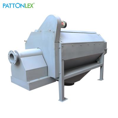 China Internally-fed Hotels PATTONLEX Stainless Steel Trommel Rotary Drum Screens For Sewage Pretreatment for sale