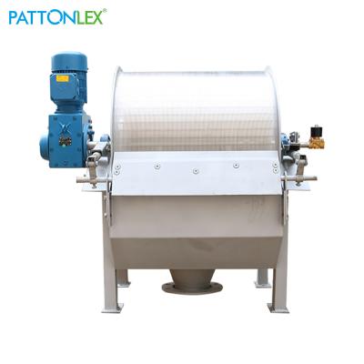 China Garment Shops PATTONLEX Automatic Wastewater Treatment Machines Stainless Steel Rotary Drum Screen Filer for sale