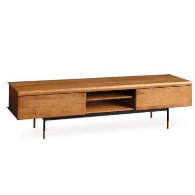 China Solid Wood Nordic Modern Minimalist Retro TV Cabinet Convertible Living Room Floor Cabinet Furniture for sale