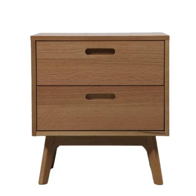 China Modern Nordic Solid Wood Convertible Bedside Table Storage Bedroom Bedside Table for sale