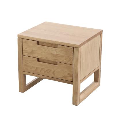 China Modern Nordic Solid Wood Convertible Bedside Table Storage Bedroom Bedside Table for sale