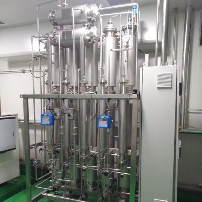 China Pharmaceutical Industries 5 Effects Distiller Water For Injection Water Machinery For Bulk Drug, Finished Galenic Formulation for sale