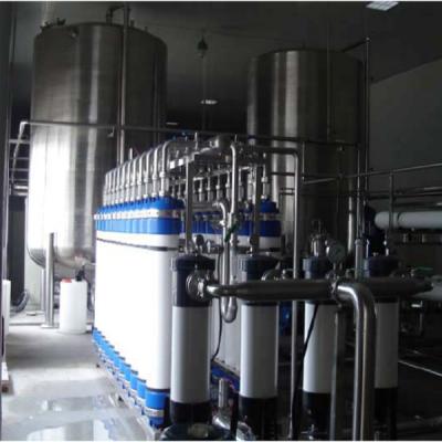 China Construction worksÂ   1000 L/H Ultra Filter Water Treatment / Ultrafiltration System With Stainless Steel For Fresh Drinking Water for sale