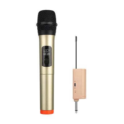 China Clear Soundhole Sale Video Recording Karaoke MIC Handheld Universal Universal Singing Vocal Wireless Microphone for sale