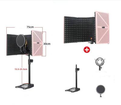 China YALIMIC Noise Reduction Studio Five Door Soundproof Microphone Isolation Shield Sound Cover for sale